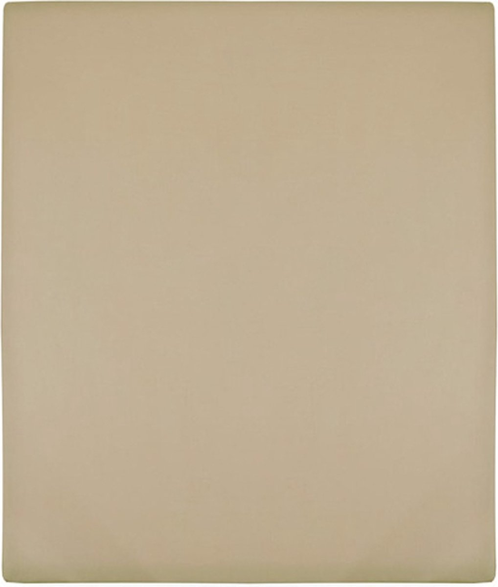 Vidaxl Hoeslaken Jersey 140x200 Cm Katoen Taupe - Grijs