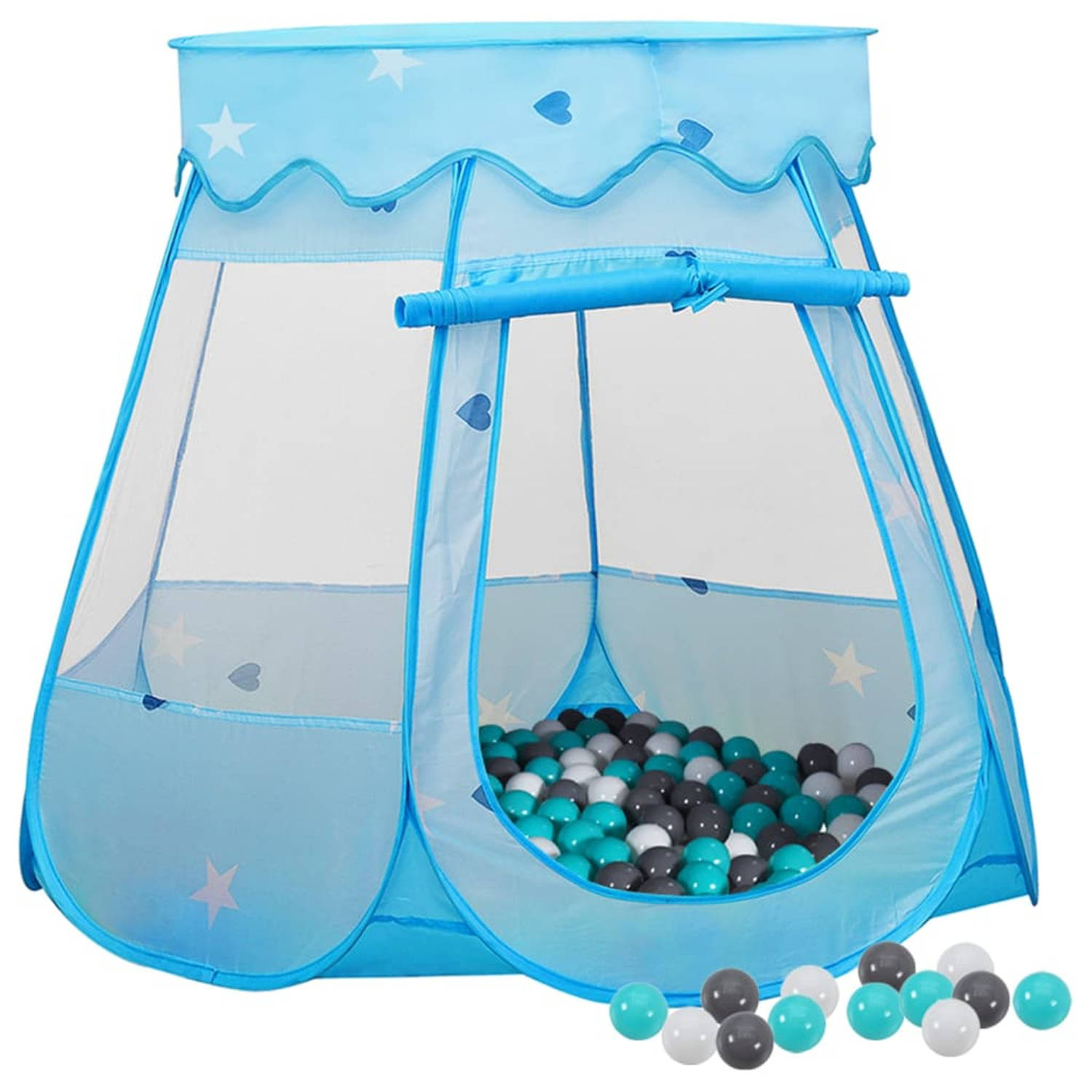 Vidaxl Kinderspeeltent Met 250 Ballen 102x102x82 Cm - Azul