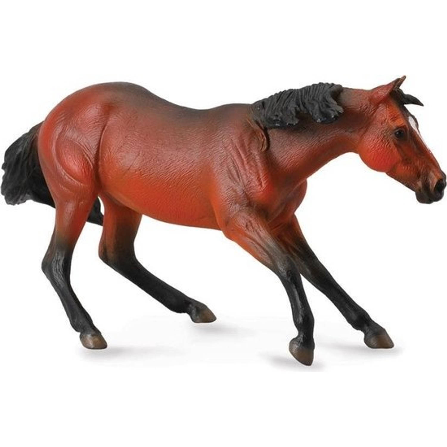 Collecta Paarden: Quarter Hengst 16 Cm Bruin