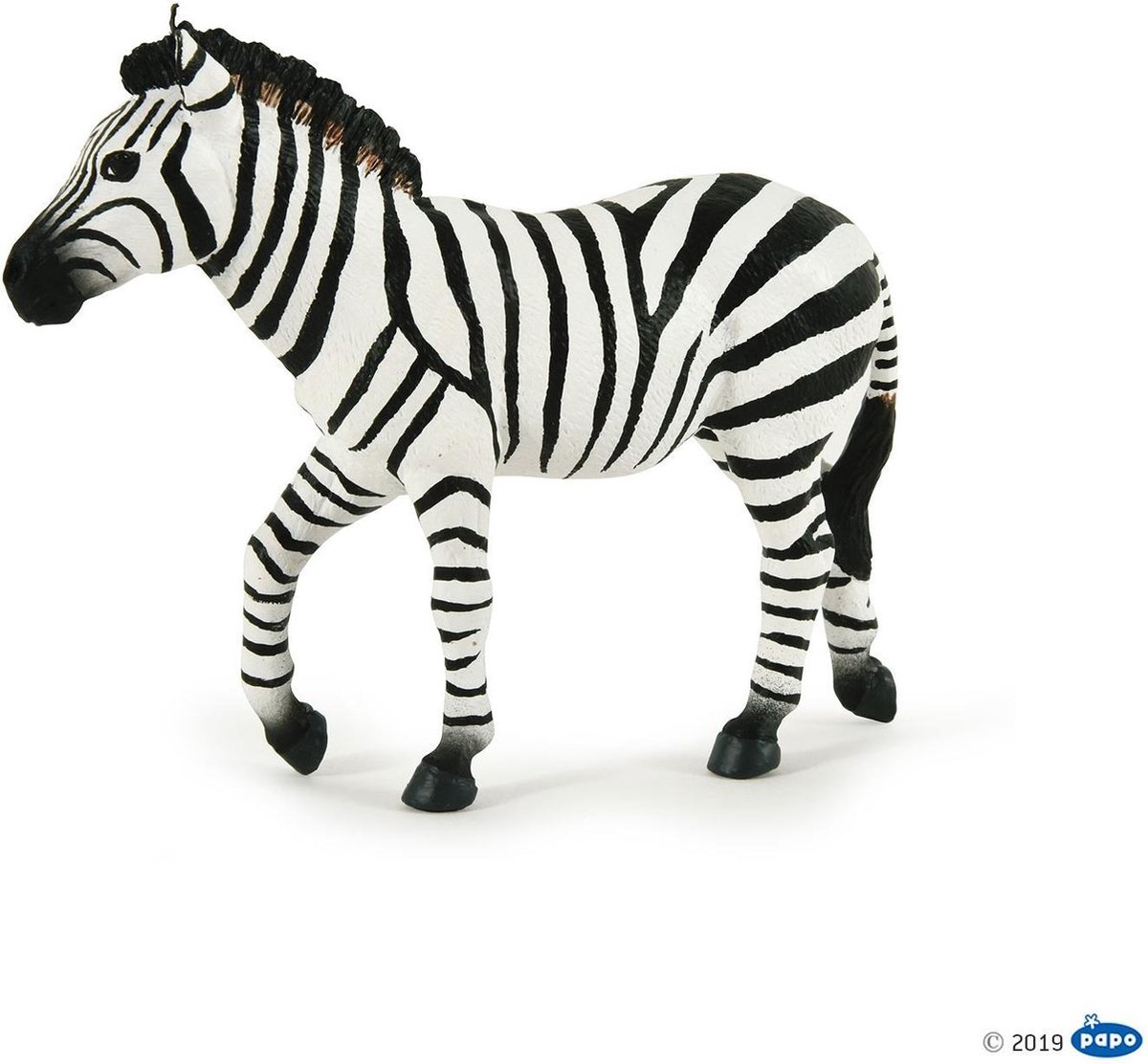 Papo Speelfiguur - Zebra - 12 X 4 X 11 Cm