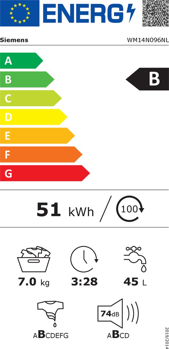 Siemens Iq300 Wm14n096nl