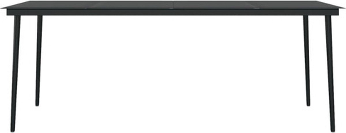 Vidaxl 7-delige Tuinset En Zwart - Grijs