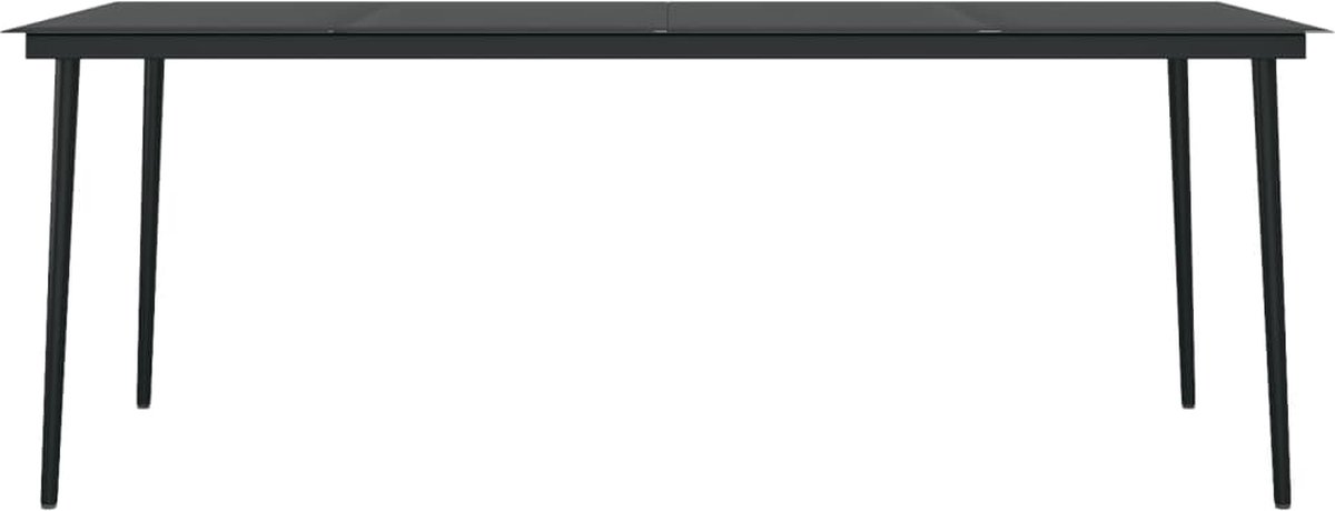 Vidaxl 7-delige Tuinset En Zwart - Grijs