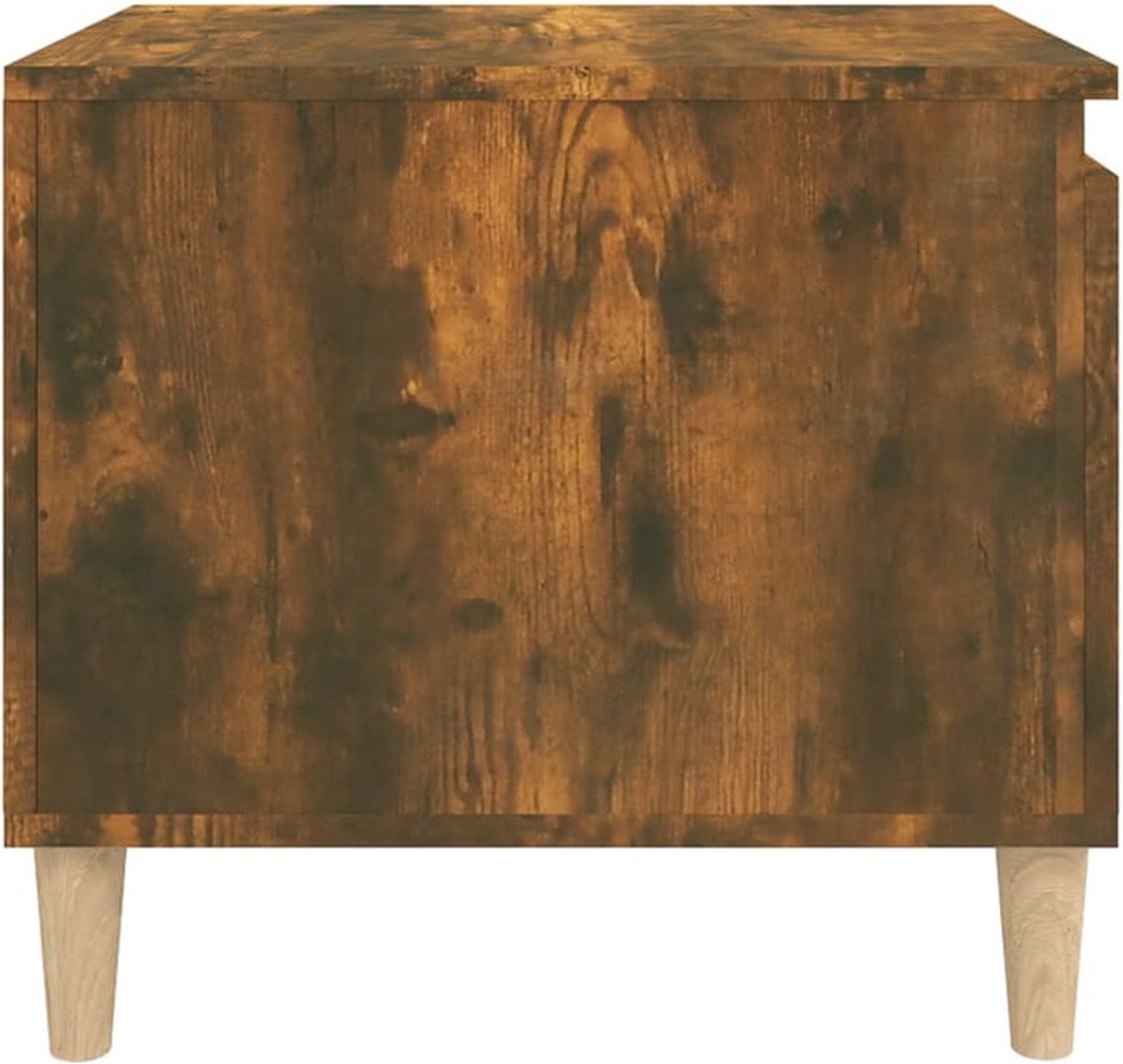 Vidaxl Salontafel 100x50x45 Cm Bewerkt Hout Gerookt Eikenkleurig - Bruin