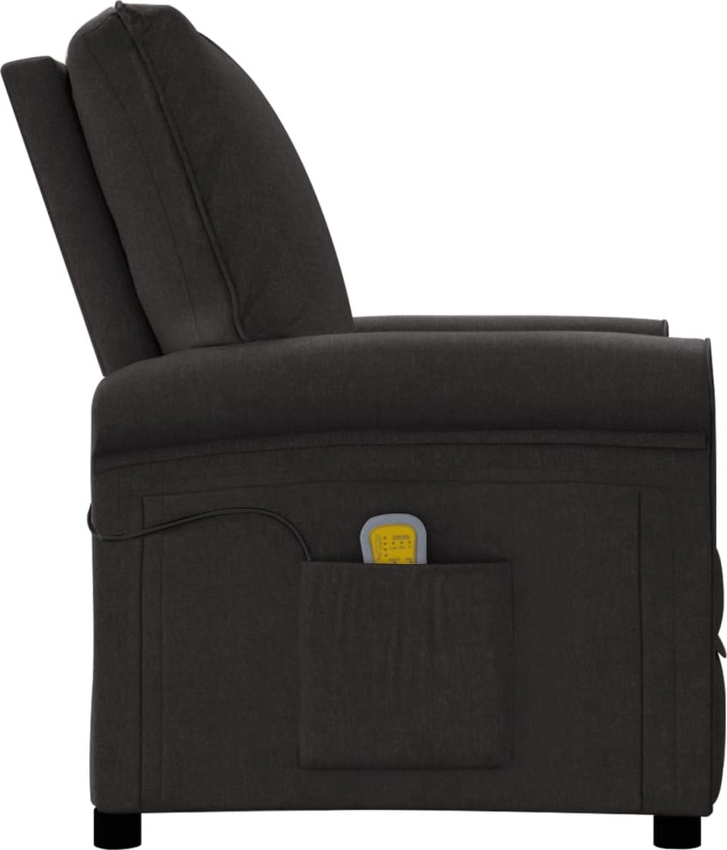 Vidaxl Massagestoel Verstelbaar Stof - Zwart