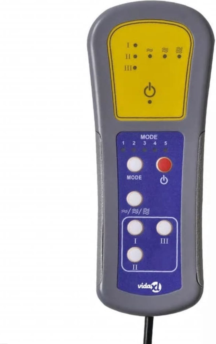 Vidaxl Massagestoel Verstelbaar Stof - Zwart