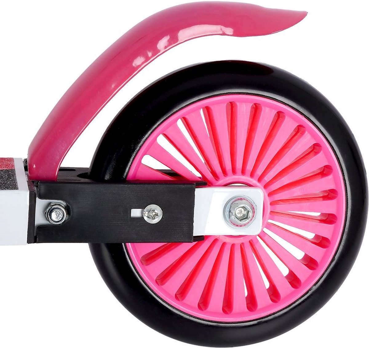 XQ Max Step Inklapbaar Met Voetrem En Wit - Roze