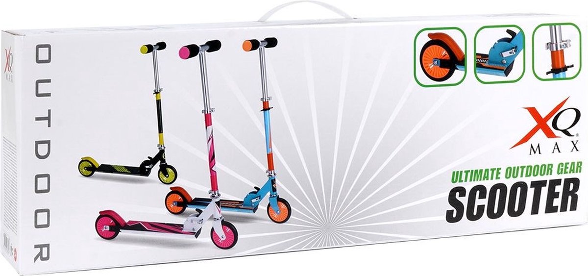 XQ Max Step Inklapbaar Met Voetrem En Wit - Roze