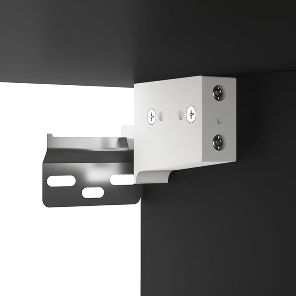 Vidaxl Hangkast 69,5x34x90 Cm - Zwart