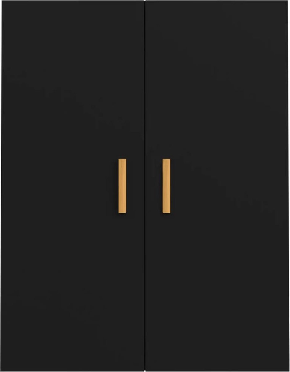 Vidaxl Hangkast 69,5x34x90 Cm - Zwart