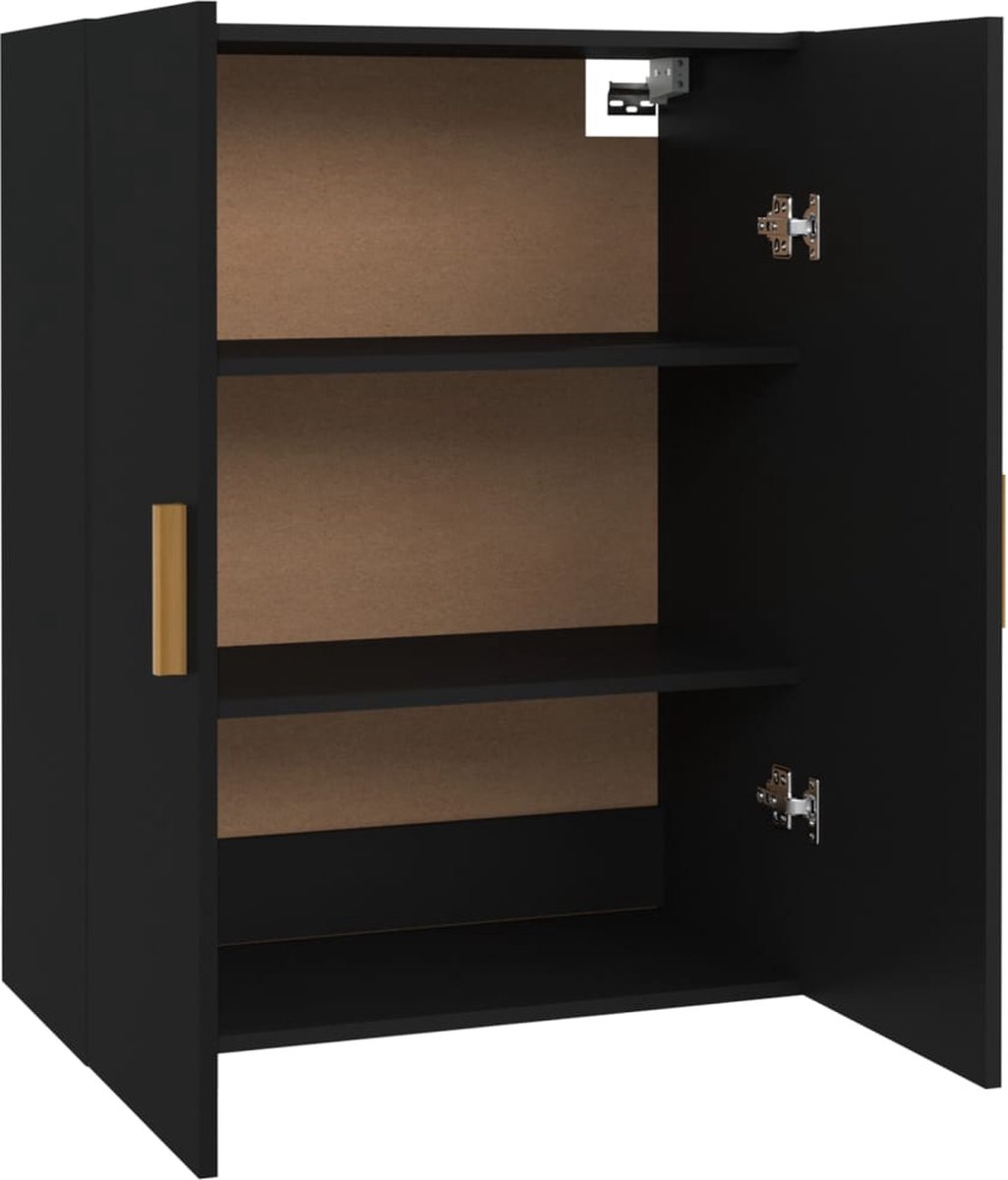 Vidaxl Hangkast 69,5x34x90 Cm - Zwart