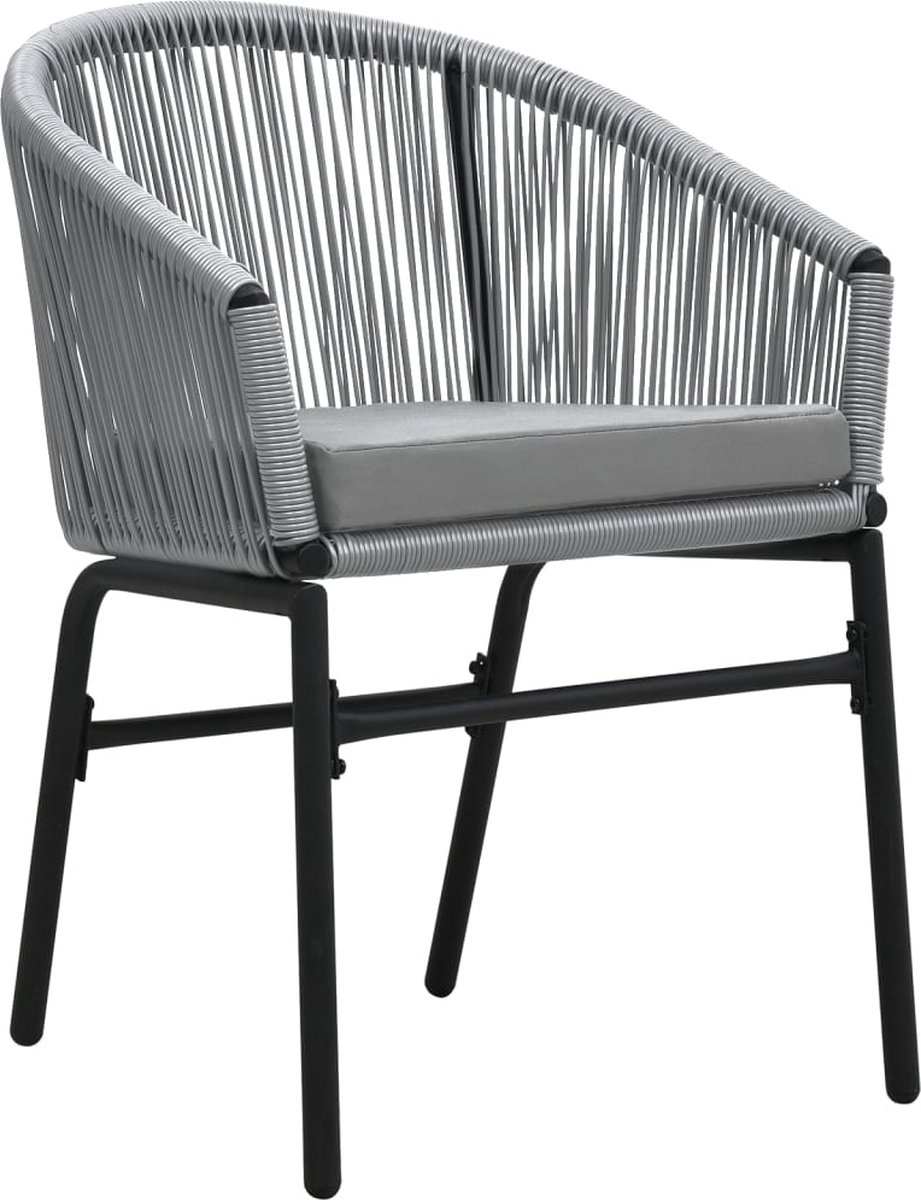 Vidaxl 5-delige Tuinset Antracietkleurig - Grijs