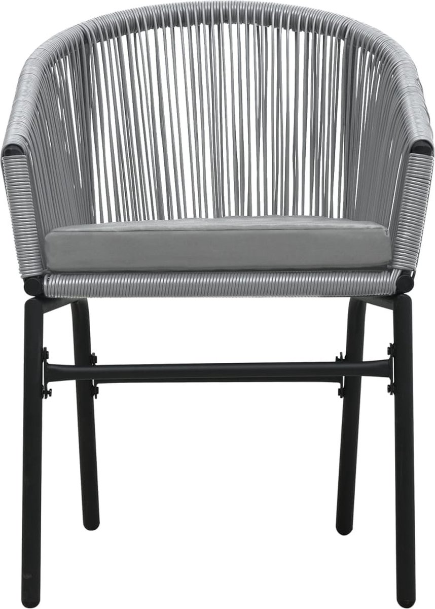 Vidaxl 5-delige Tuinset Antracietkleurig - Grijs