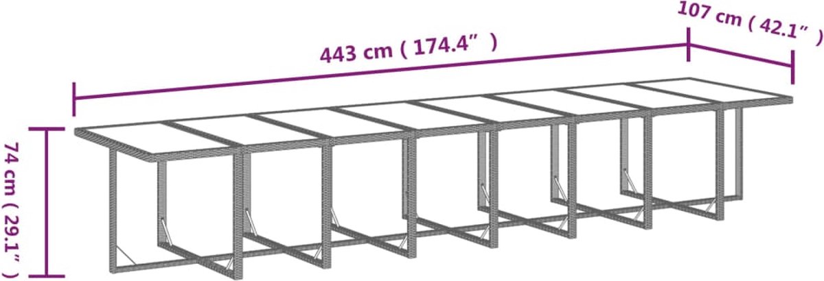 Vidaxl 17-delige Tuinset Met Kussens Poly Rattan - Grijs