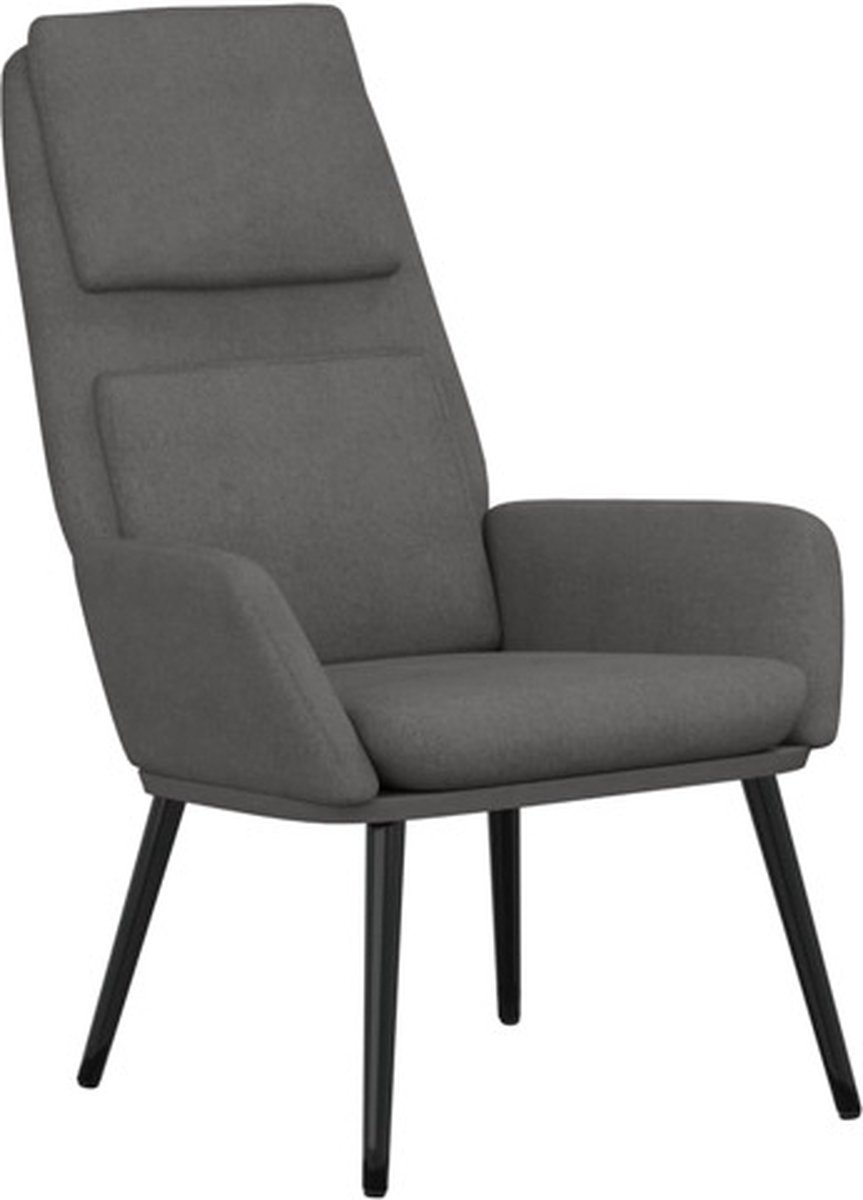 Vidaxl Relaxstoel Stof Licht - Gris