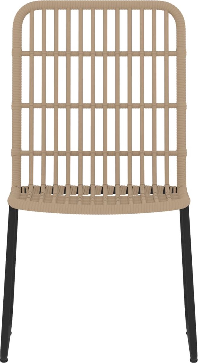 Vidaxl 5-delige Tuinset Eikenkleurig - Zwart