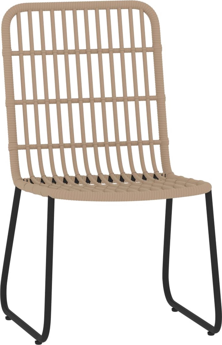 Vidaxl 5-delige Tuinset Eikenkleurig - Zwart