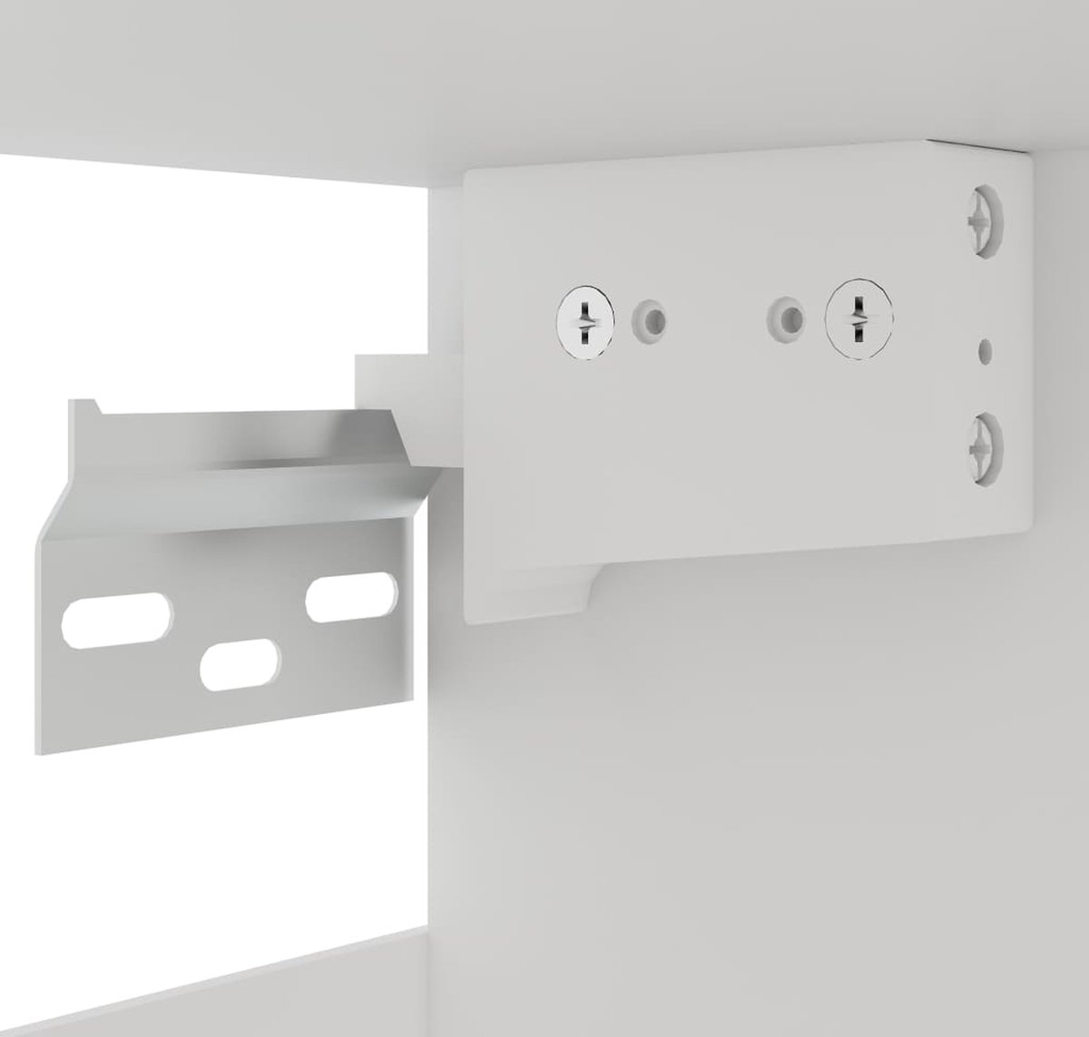 Vidaxl Wandkast Hangend 80x31x60 Cm Glas En Bewerkt Houteiken - Bruin