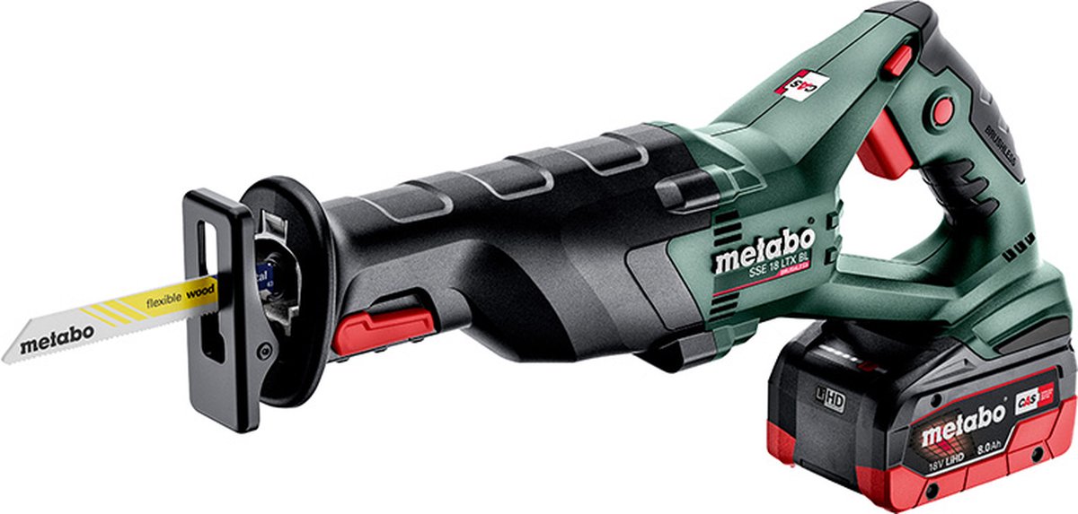 Metabo SSE 18 LTX BL, accu-reciprozaag - 602267810