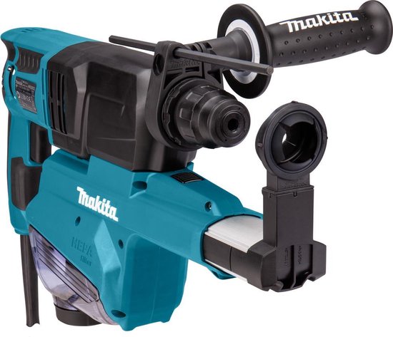 Makita HR2652J 230 V Combihamer met stofafzuigunit in Mbox