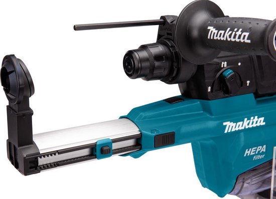 Makita HR2652J 230 V Combihamer met stofafzuigunit in Mbox