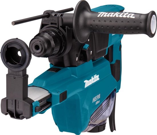 Makita HR2652J 230 V Combihamer met stofafzuigunit in Mbox