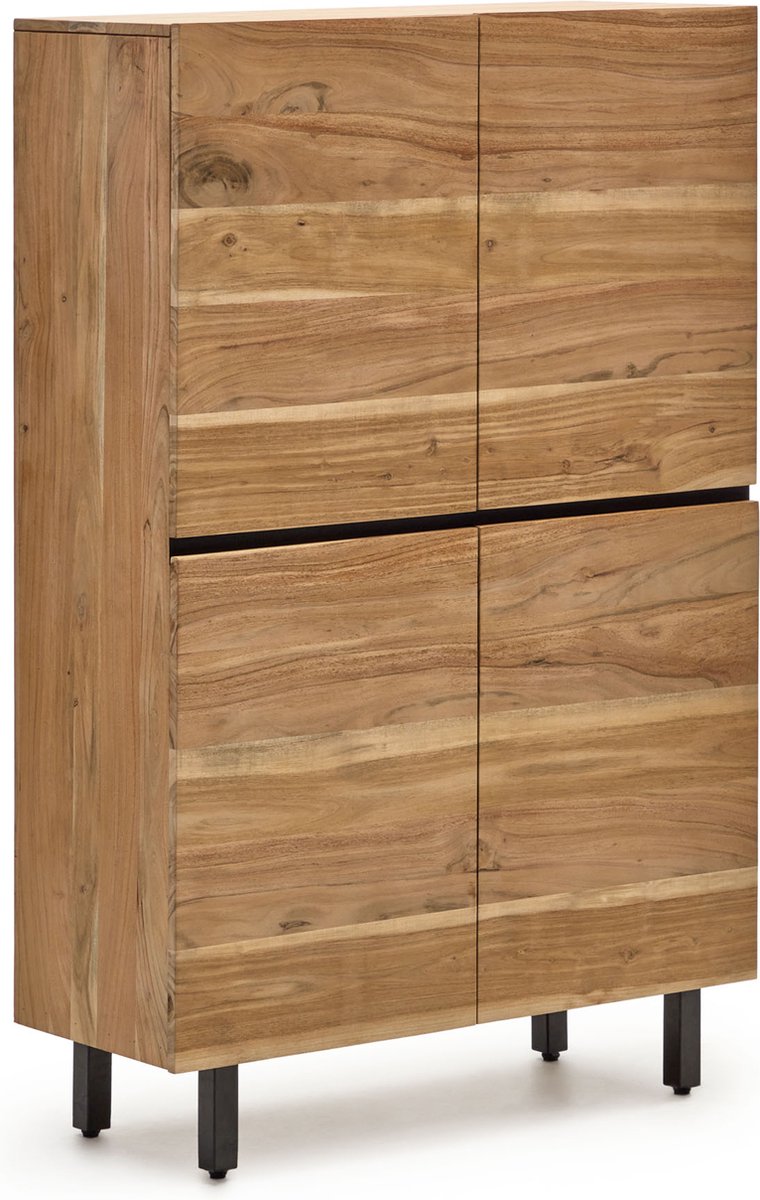 Kave Home - Uxue dressoir van massief acaciahout met natuurlijke