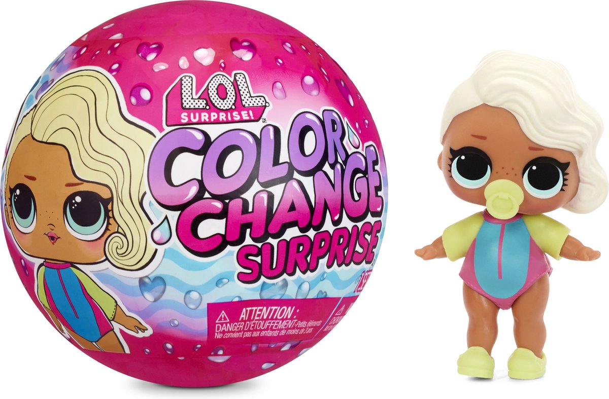 L.O.L. Surprise! Lol Surprise - Muñeca Pequeña Y Accesorios En Bola Sorpresa Cambio De Color L.O.L. Surprise - Roze