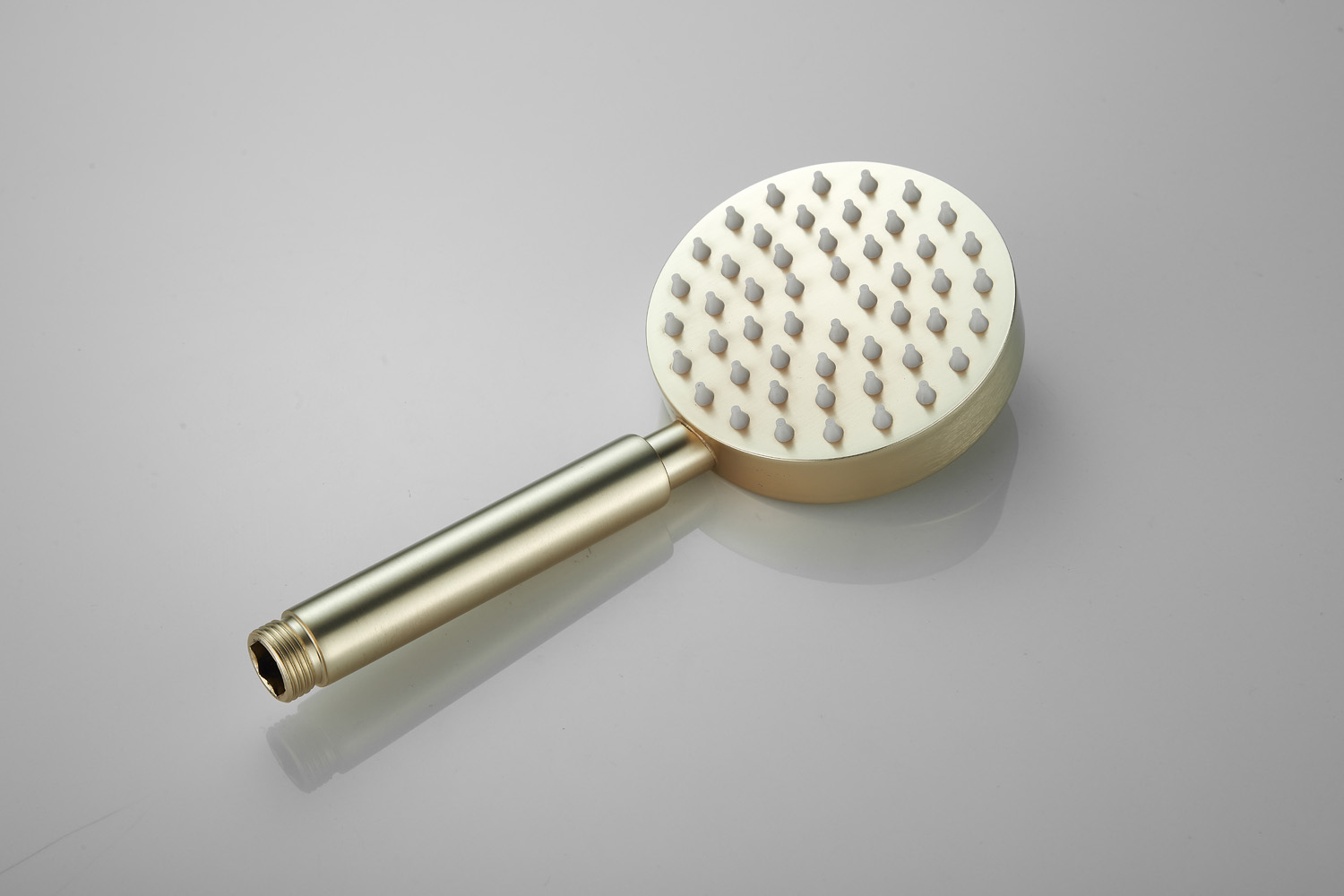 Saniclear Vision ronde handdouche geborsteld messing - Goud