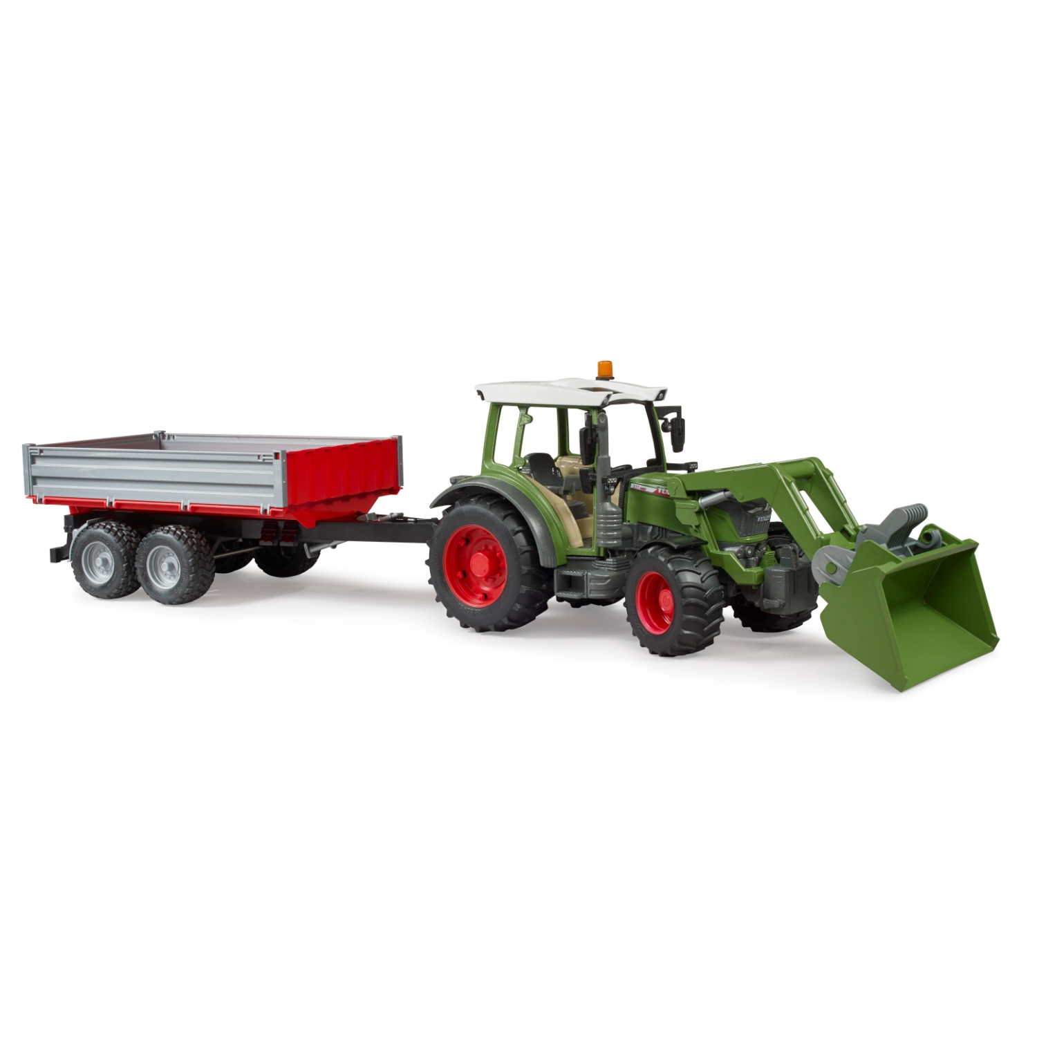 Bruder Fendt Vario 211 mit Frontl. u Bor