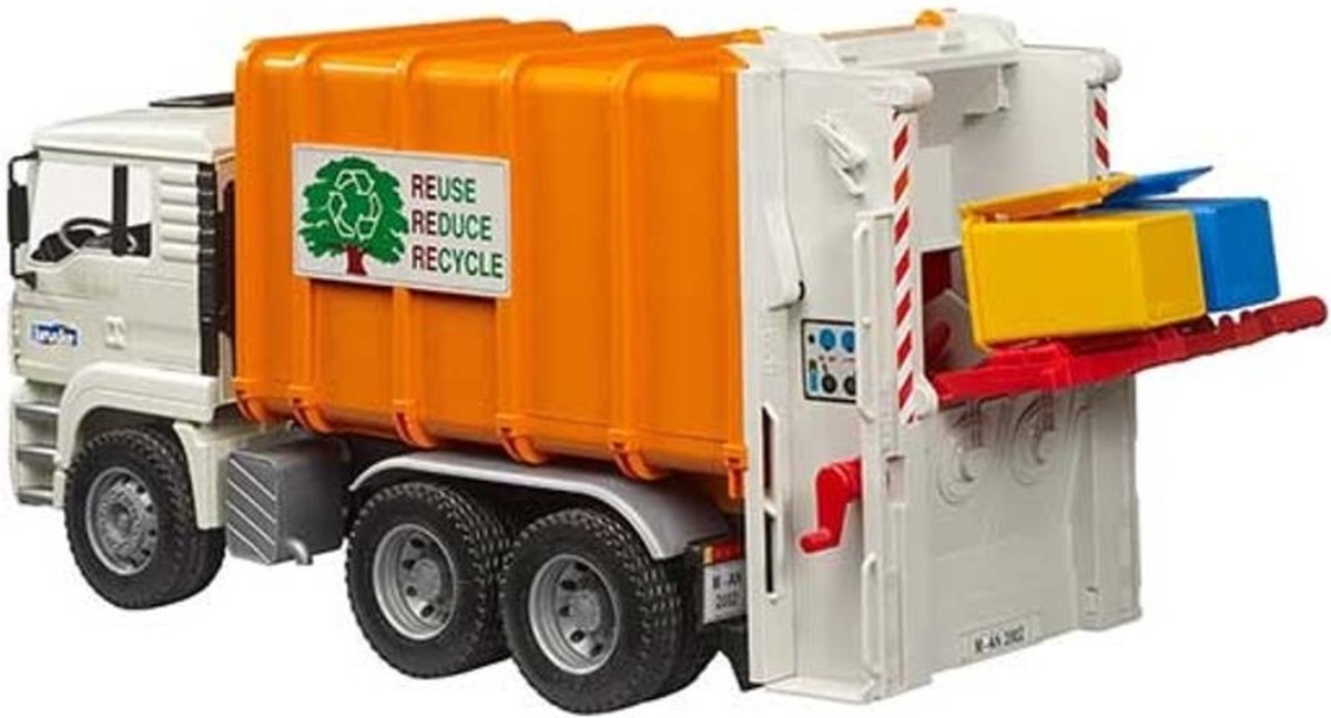 Bruder MAN TGA Müll-LKW Hecklader