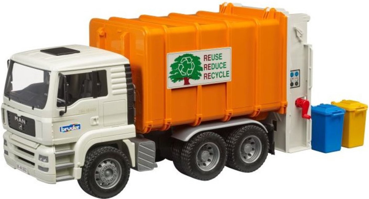 Bruder MAN TGA Müll-LKW Hecklader