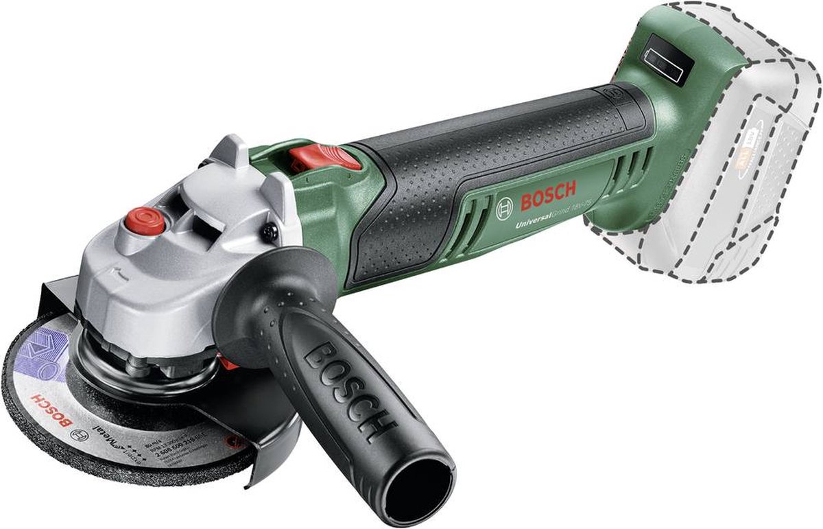 Bosch UniversalGrind 18V-75 Haakse slijper | 750 W | 115 mm | In doos