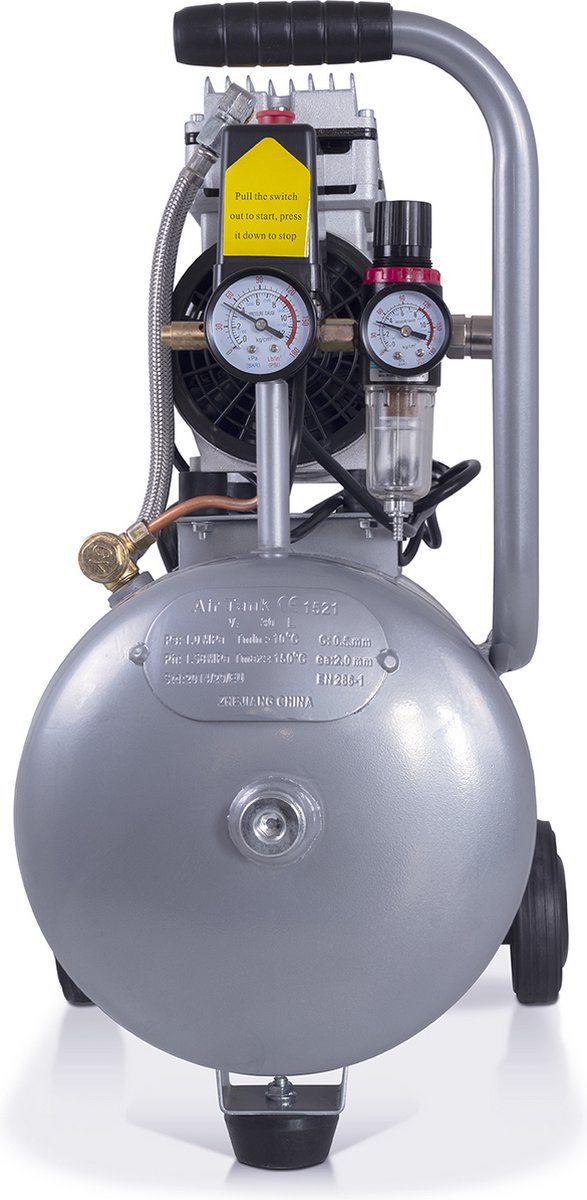 Hyundai Stille Compressor | 30L | 8 bar | 120 L/min - 55754