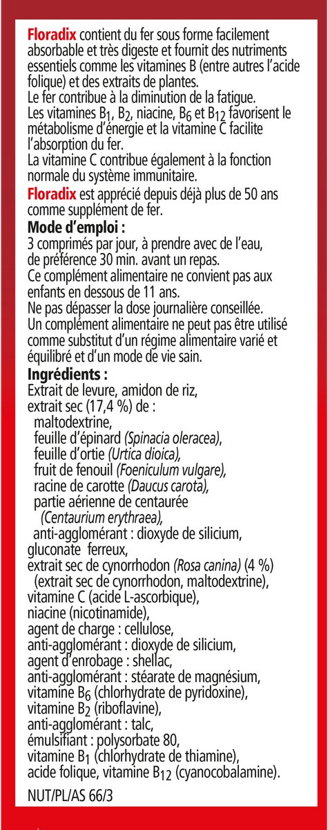 Salus Floradix ijzer tabletten