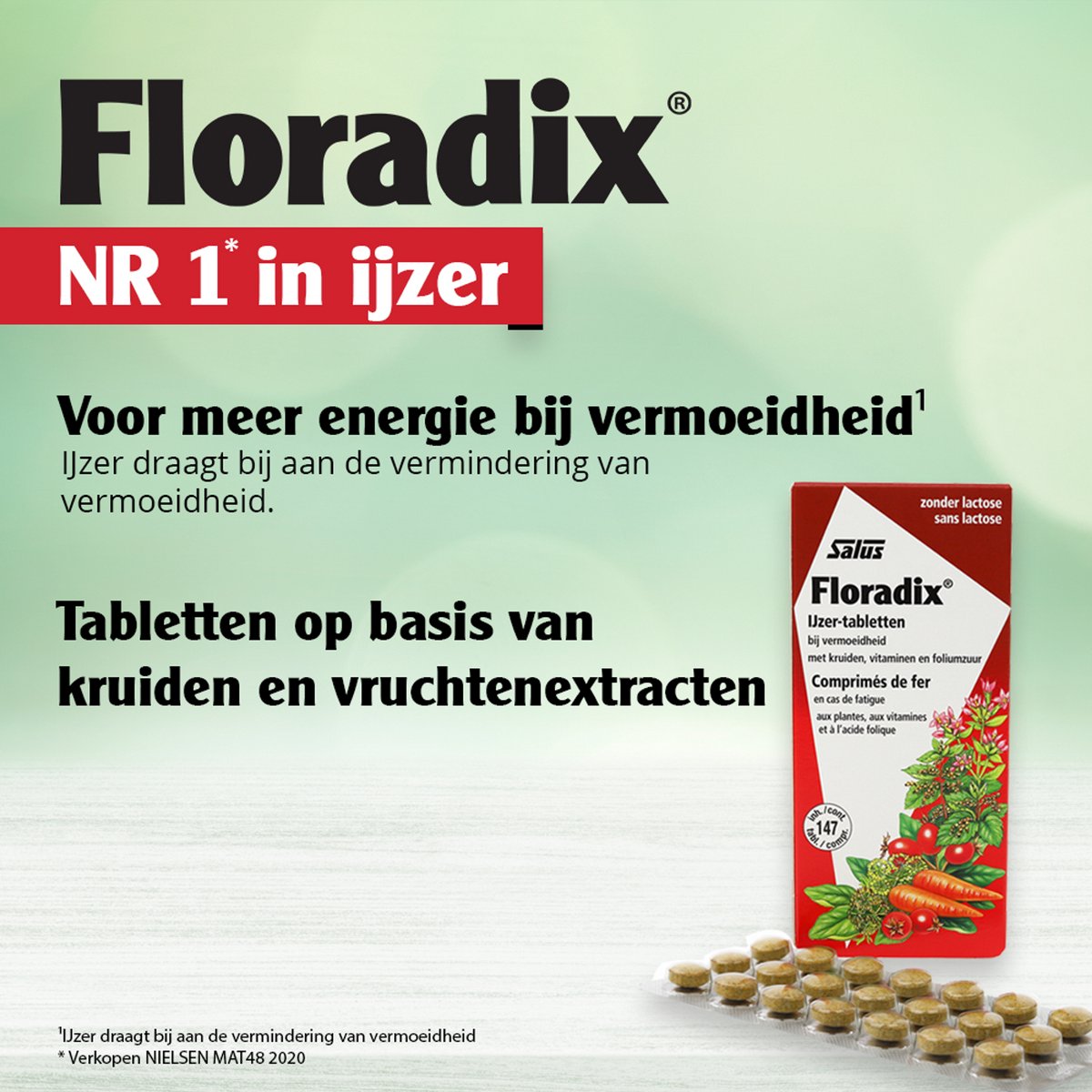 Salus Floradix ijzer tabletten