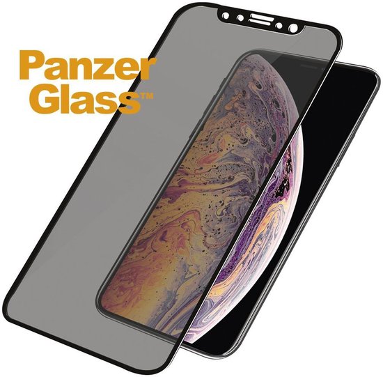 PanzerGlass e Privacy Black Friendly Case voor Apple iPhone X/Xs/11 Pro - Zwart