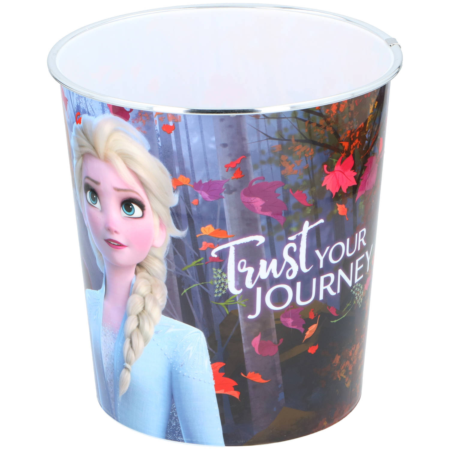 Disney Frozen Ii Prullenbak/prullenmand 5 L - Elsa En Anna - Vuilnisbak - Kinderkamer Accessoires