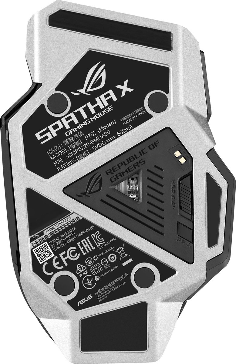 Asus ROG Spatha X - Optisch