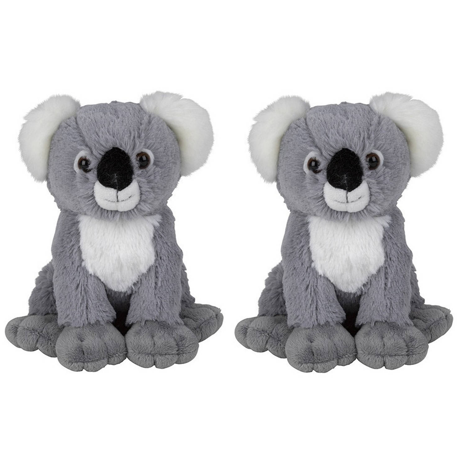 Multipak Van 2x Stuks Pluche Knuffels Koala Van 19 Cm - Knuffeldier