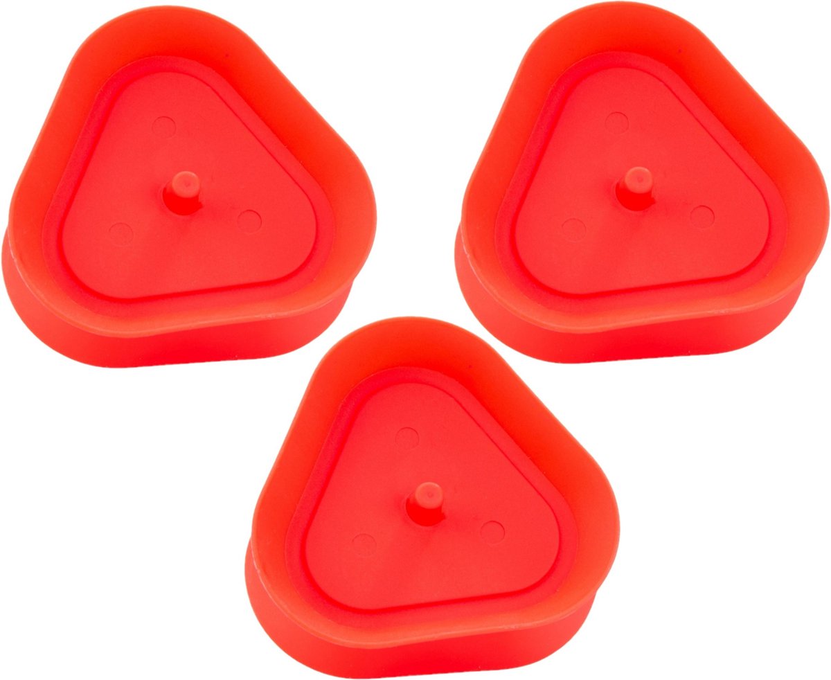 Engelhart 6x Speelkaartenhouders Kunststof 8,6 Cm - Speelkaarthouders - Rood