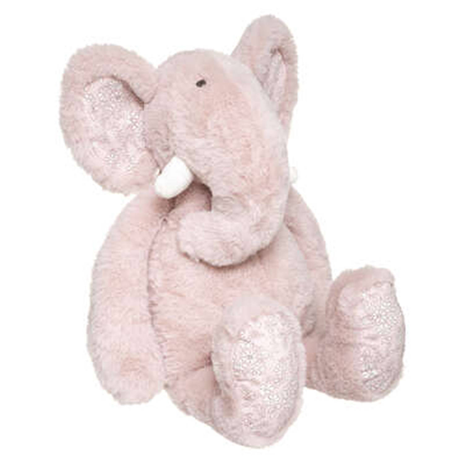 Pluche Knuffel Dier Olifant 45 Cm - Knuffeldier - Roze