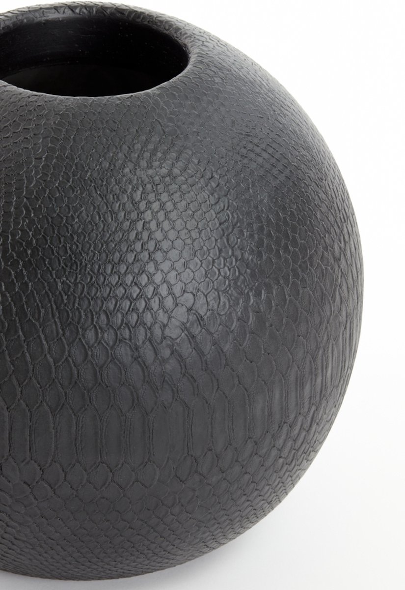 Light & Living - Vaas Skeld - 25x25x23 - Zwart