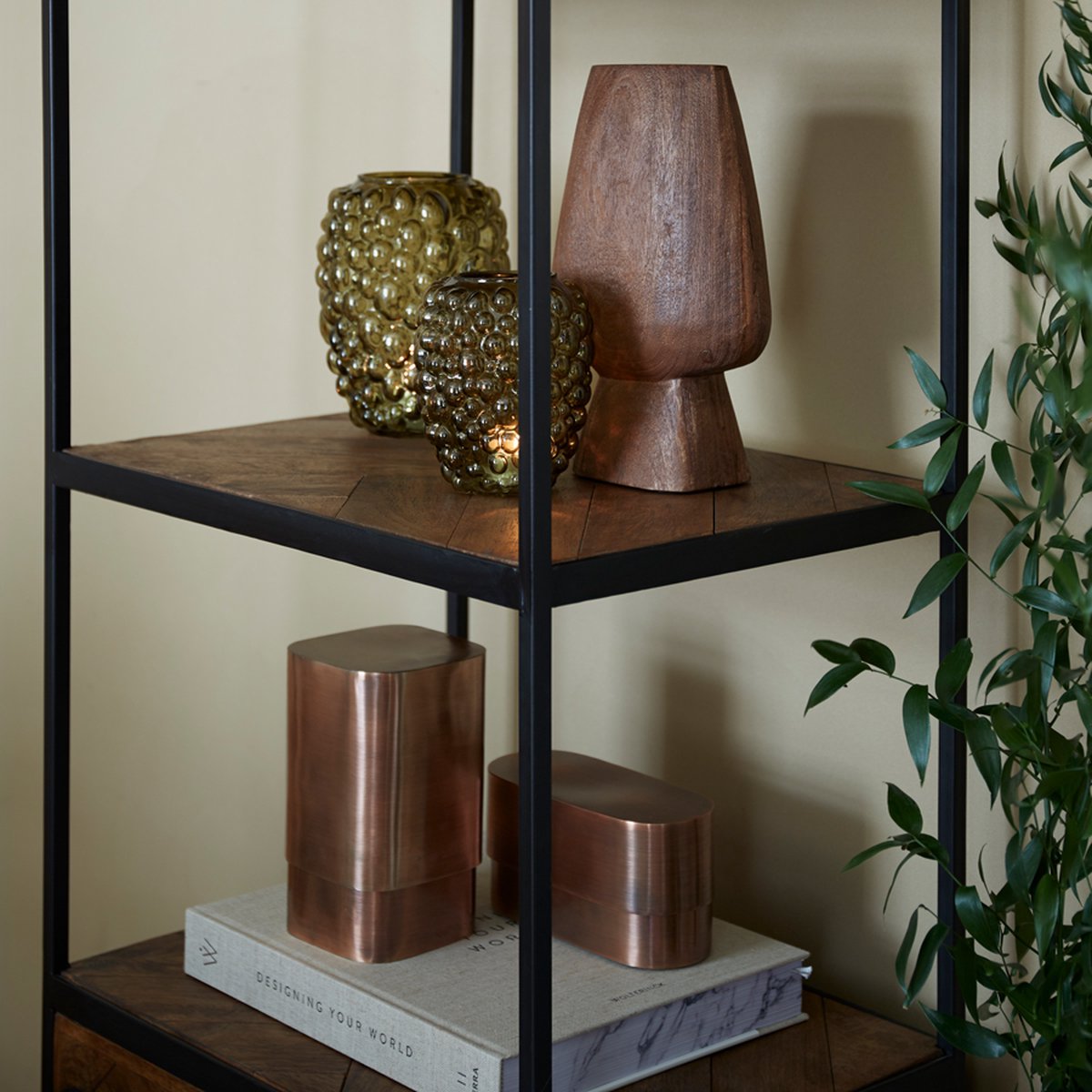 Light & Living - Vaas Sedilo - 20x10x29 - Bruin
