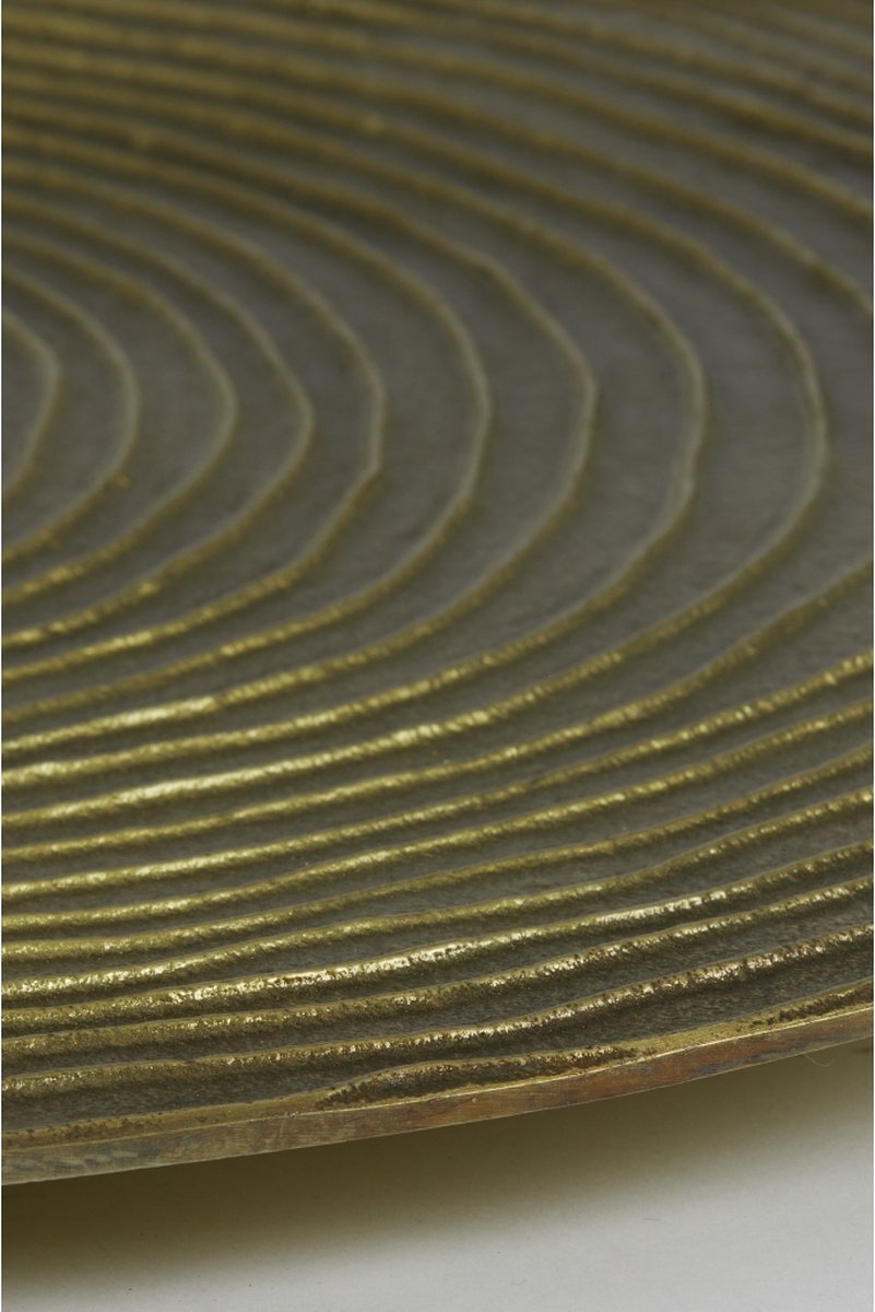 Light & Living - Klok Cervino - 58x2x58 - Brons - Oranje