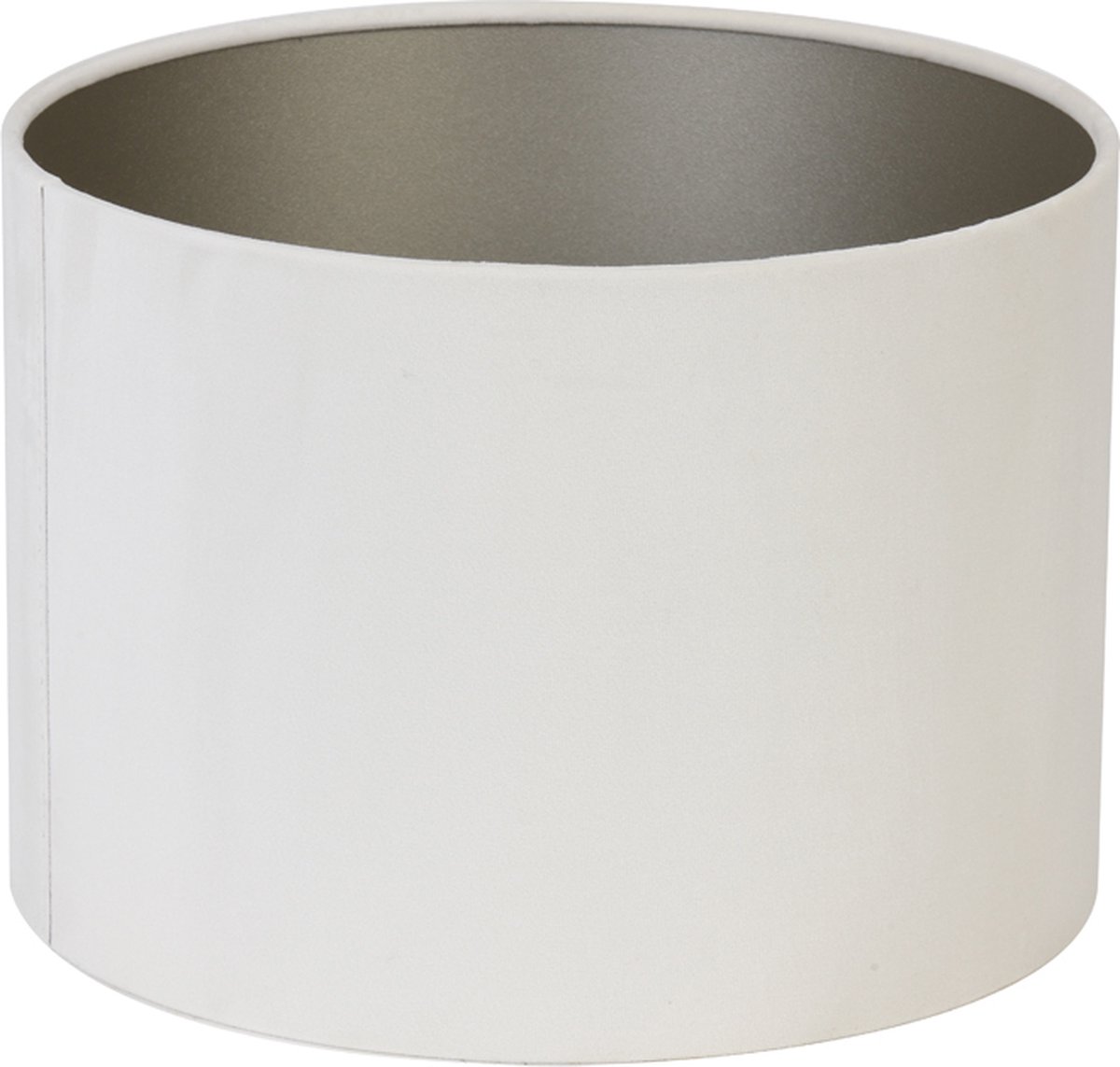 Light & Living - Lampenkap Velours - 25x25x18 - Wit