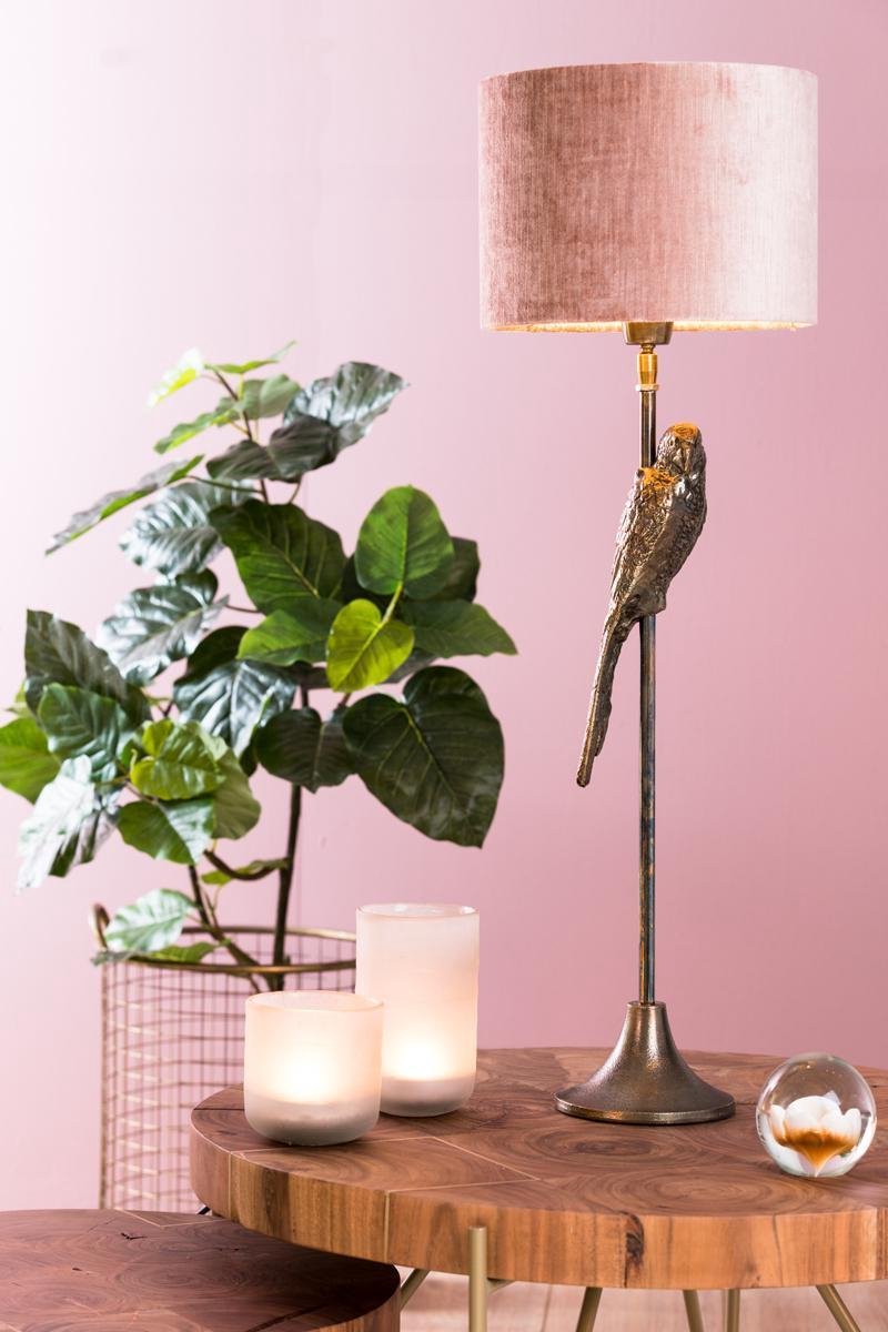 Light & Living - Lampenkap Gemstone - 25x25x18 - Roze