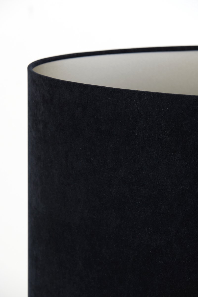Light & Living - Lampenkap Velours - 70x27x38 - Zwart