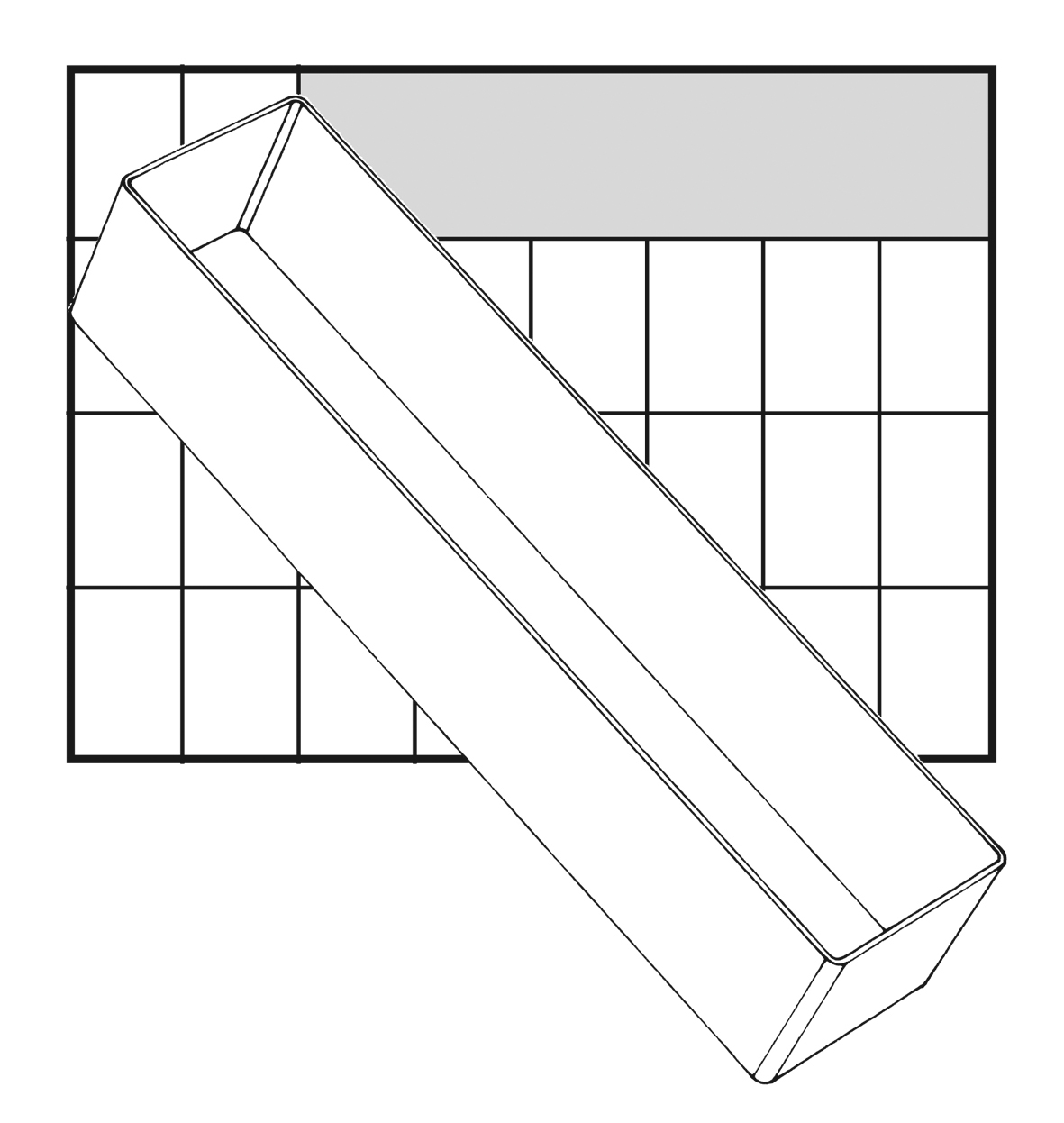 Raaco Inzetbakje 55 A8-3, los - 114608