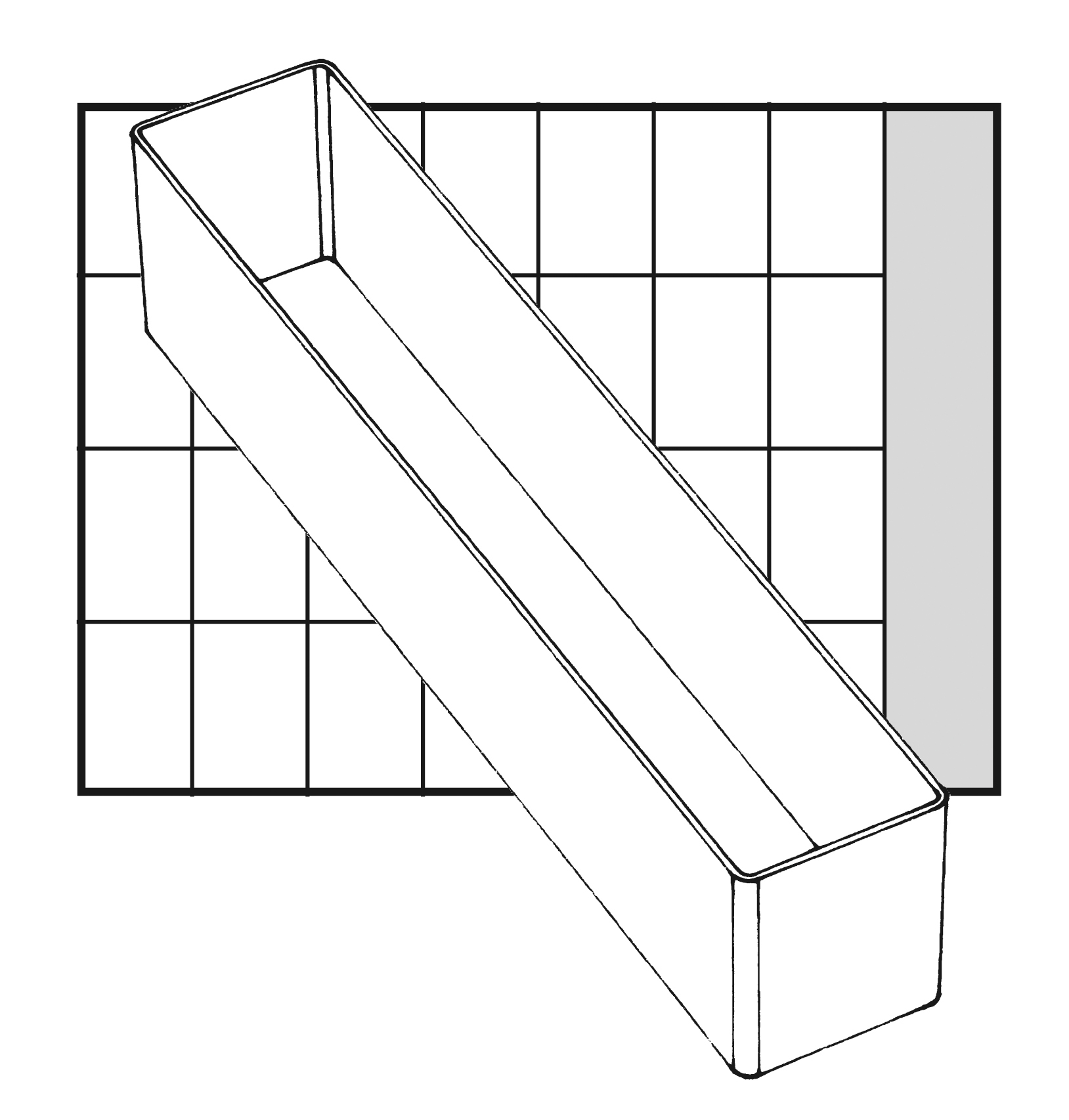 Raaco Inzetbakje 55 A9-4, los - 114585